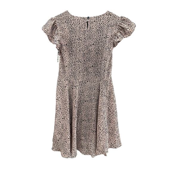 Kidpik Girls Leopard Print Ruffle Dress Size 10 Medium NWT Flowy Casual Party - Picture 2 of 9